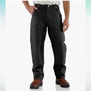 NWT Carhartt Men's Loose Fit Firm Duck Double-Front Work Pant black  31Wx34L